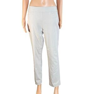 JM Collection Beige Pull On Pants Womens Size Medium Career Wear